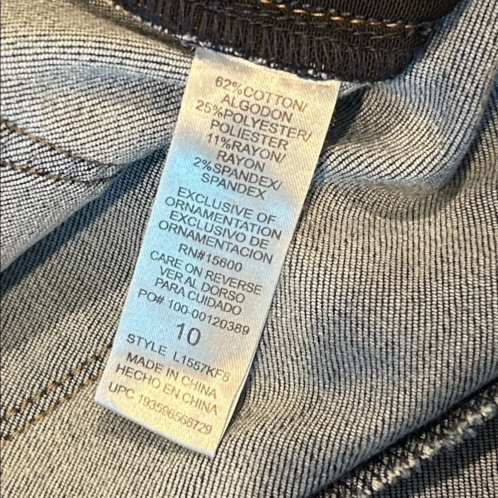 Wit & Wisdom skinny ankle jeans size 10